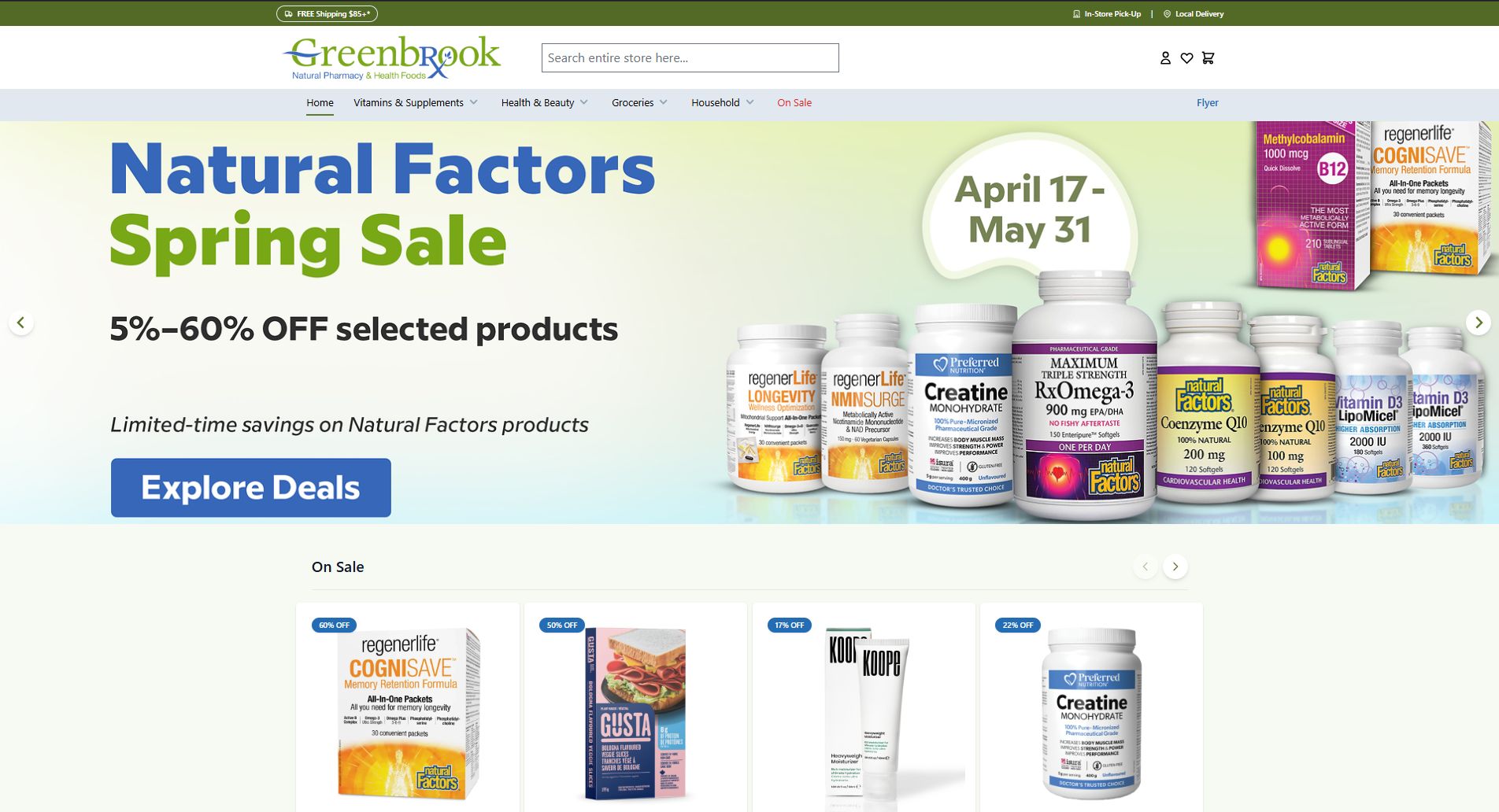 GreenRx.ca homepage — Magento 2 + Hyva storefront